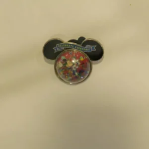 Disney Celebrate Everyday Mickey Mouse Glitter Mickey Head Pin