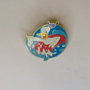 Disney   Inner Tube Donald  Cast Lanyard  Pin