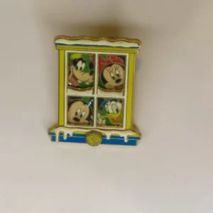 Disney   Artist Choice  Winter Window Fab 4 Pin