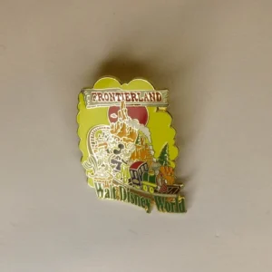 Disney   Mickey & Goofy Frontierland Big Thunder Railroad Pin