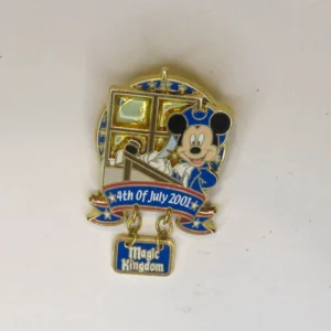 Disney   Magic Kingdom  th of July   Mickey Pin
