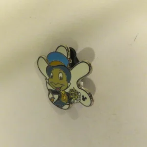 2013 Hidden Mickey   White Glove Silhouette Jiminy Cricket Pin