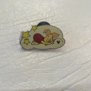 Disney Piglet Sleeping on A Cloud Cast Lanyard Pin