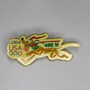 Disney WDW - Decathlon Pin Pursuit - USA Olympic Logo (Pluto 400M) Pin