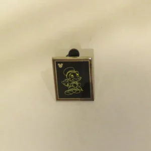 Disney   2014 Hidden Mickey   Chalk Sketches Jiminy Cricket Pin