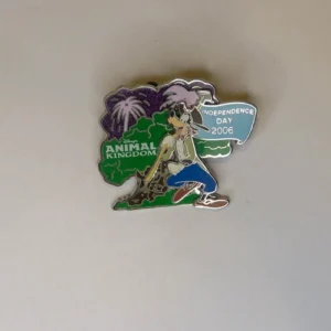 Disney WDW Independence Day 2006 Animal Kingdom Goofy Pin