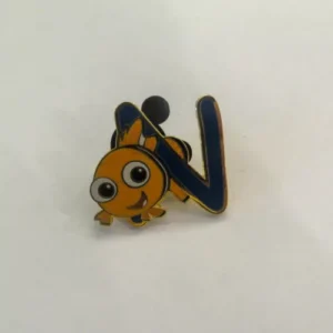 Disney Nemo Letter N  Pin