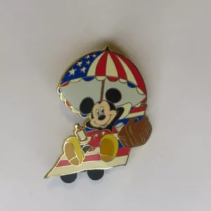 Disney   Mickey at the Beach  Mickey Americana  Pin