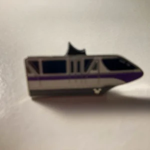 Disney WDW - Cast Lanyard  Monorails (Purple with Hidden Mickey) Pin