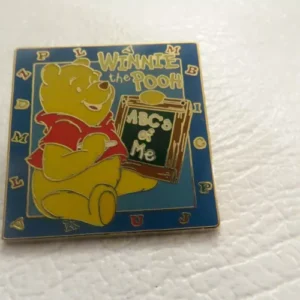 Disney Winnie the Pooh Learning Letters and Numbers School Pin