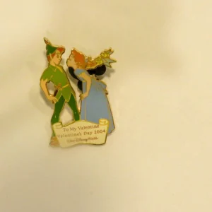 Disney  Peter Pan, Wendy and Tinker Bell Cast Member Valentine's Day Pin