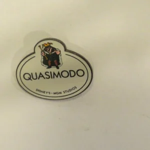 Disney Quasimodo MGM Studios Disney Error Name Tag Pin