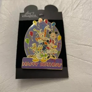 DIsney Fav Five Happy Birthday Pin