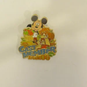 Disney Cast Member Chip and Dale Mickey Fall 2006 Pin
