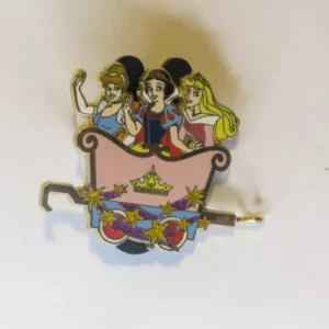 Disney Princess Train Mystery Series Aurora Snow and Cinderella Pin