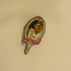Disney Beauty and the Beast Mirror Beast and Belle Pin