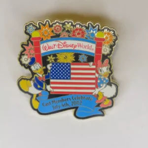 Disney   Donald  Daisy  July    Cast Pin