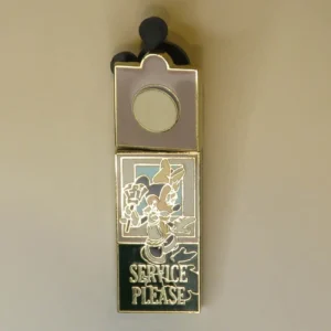 Disney WDW Cast 'Service/Privacy Please'  Door Sign Mickey & Minnie Pin