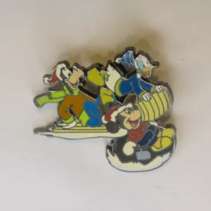 Disney DisneyShopping.com  Mickey & Friends Winter Fun Pin