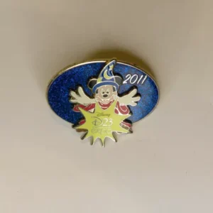 Disney D23  2011 Expo  Logo Pin  Sorcerer Mickey Pin