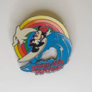 Disney Summer 2001 Disneyland Minnie Surfing Pin