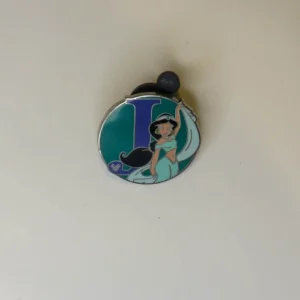 Disney   Hidden Mickey  III  Alphabet Jasmine J Pin