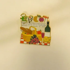 Disney Epcot Food and Wine Logo Pin