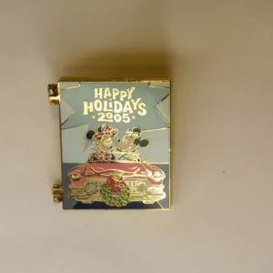 Disney   Happy Holidays   Greeting Card  Pop Century Resort Mickey & Minnie Pin