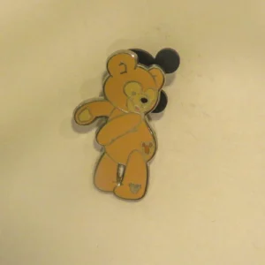 Disney    Hidden Mickey 2007 2 Disney Bear Looking Over Shoulder Pin