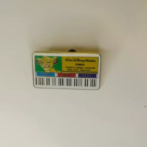 Disney   Simba  ID Badge/Card  Cast Pin