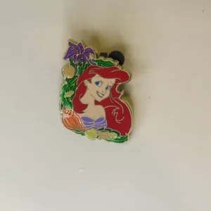 Disney DisneyShopping.com  Flower Portrait Series  Ariel Pin