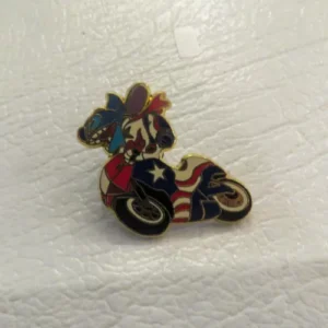 Disney Stitch United States USA Americana Motorcycle Daredevil Pin