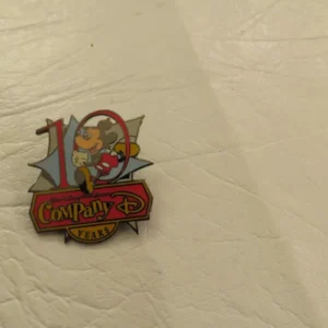 Disney Mickey Company D 10 Years Cast Pin
