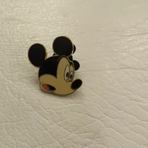 Disney Surprised Mickey Face Facial Expression Cast Lanyard  Pin