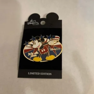Disneyland LE Mickey  4th Of July 2002 Pin