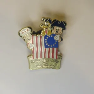 Disney WDW - Independence Day 2007 - Mickey, Minnie and Pluto Pin