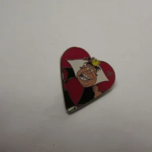 Disney DLR Hidden Mickey Alice Card Suits Queen of Hearts Heart Pin