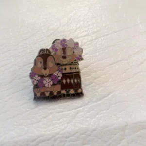 Disney Chip and Dale Tiki Hidden Mickey Pin