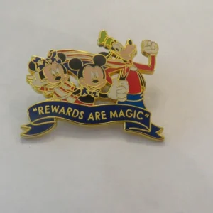 Disney Visa USA Rewards are Magic Goofy Mickey Minnie Pin