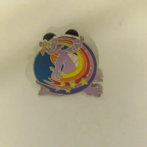 Disney Cast Lanyard  4  Figment Rainbow 3 Pin