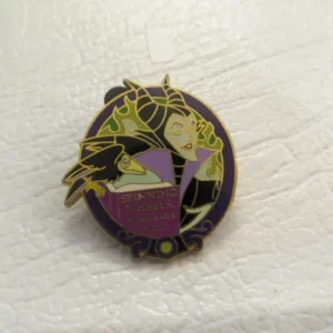 Disney Maleficent and Diablo Reading Book of Spells Pin