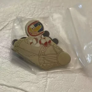 Disney Pluto on Astro Orbiter Chaser  Attraction Ride Mystery GOLD Pin