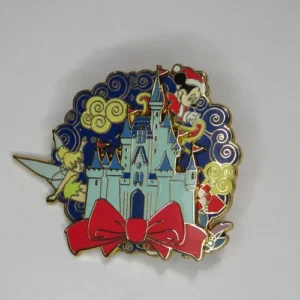 Disney WDW - Cast Exclusive - Cinderella Castle Holiday Spinner Pin