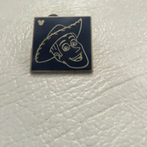 Disney Woody Face Blue Hidden Mickey Pin