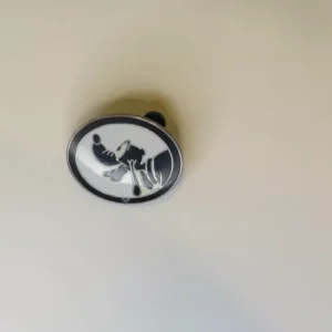 Disney DLR   Hidden Mickey Lanyard  Silhouette  Pluto Pin