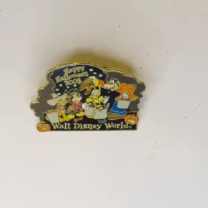 Disney   Pluto, Mickey, Donald & Goofy  Happy Halloween  Pin