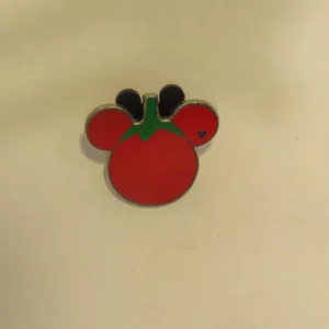 Disney Mickey Head Tomato Hidden Mickey Pin