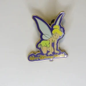 Disney Tinker Bell Logo Purple Pin