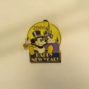 Disney Happy New Year Mickey Mouse 2006 LE Pin