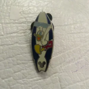 Disney Donald Duck Surfboard Hidden Mickey Pin